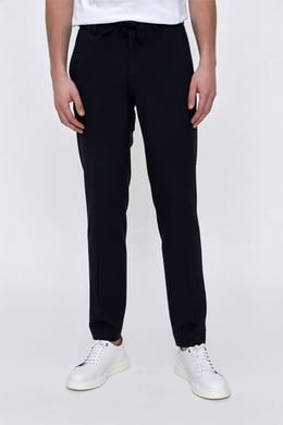  Morven Erkek Lacivert Alanca Çizgili Jogger Slim Fit Spor Pantolon