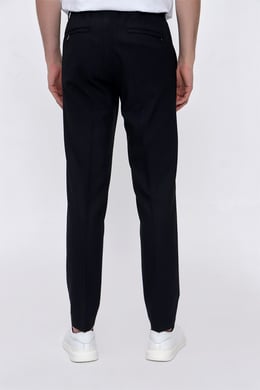  Morven Erkek Lacivert Alanca Çizgili Jogger Slim Fit Spor Pantolon