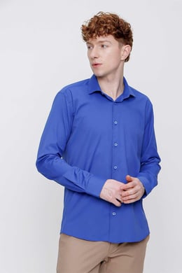 Morven Erkek PARLEMENT Düz Slim Fit Dar Kesim Saten Lycra Gömlek