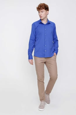 Morven Erkek PARLEMENT Düz Slim Fit Dar Kesim Saten Lycra Gömlek