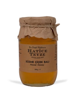 Süzme Çiçek Balı 500 gr görseli.