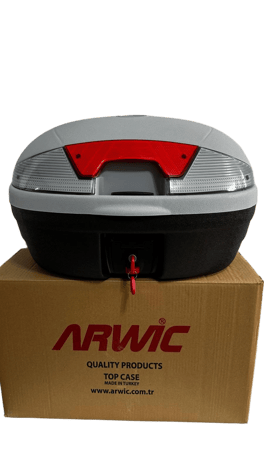 arwic 46 LT SIRT DAYAMALI MOTOSİKLET ARKA ÇANTA GRİ