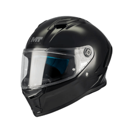Mt Helmets Stringer 2 Pure A1 Parlak Siyah Motosiklet Kaskı