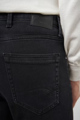 Morven Erkek Siyah Denim 5 Cep Dynamic Fit Jean Kot Pantolon