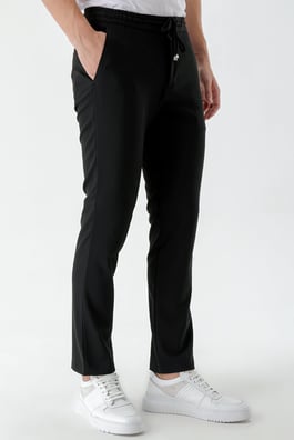 Morven Erkek Siyah Jogger Slim Fit Spor Pantolon