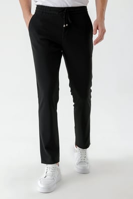 Morven Erkek Siyah Jogger Slim Fit Spor Pantolon