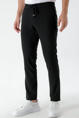 Morven Erkek Siyah Jogger Slim Fit Spor Pantolon