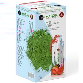 Bilge İlaç Matcha Premium Japanese Çilek Aromalı Matcha Çayı 1 Kutu (8 Gr x 20 Adet) görseli.