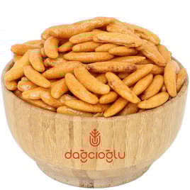 Dağcıoğlu Kaki Çerezi (Acılı Pirinç Patlağı Kraker) görseli.
