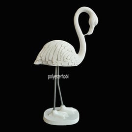 OB 2419 - Flamingo Heykel Ham Polyester Dekoratif Obje