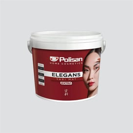 Polisan 4473 - Dingin Gri - Cİ-7601 15 Litre Elegans Extra Yarı Mat İç Cephe Boyası (25600062200)