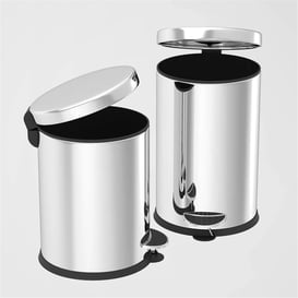 Decorev Paslanmaz 5 Litre Mikro Pedalı Çöp Kovası (401400)