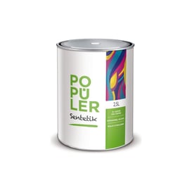 Polisan Siyah 2,5 Kg Popüler Sentetik Metal Boyası (44B00001010)