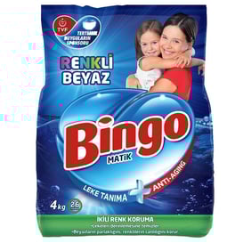 Bingo 4 Kg Matik Renkli & Beyaz Toz Detarjan (50002814)
