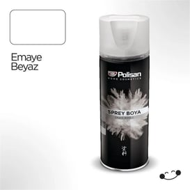 Polisan Beyaz Özel Amaçlı Emaye Sprey Boya (97506000410)