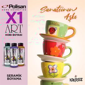 Polisan Gri 120 Ml. X1 Art Multisurface Hobi Boyası (98600930200)
