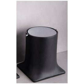 System Siyah Krom Çöp Kovası (BA4007 030 R2-CR)