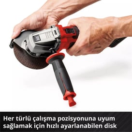 Einhell TE-AG 18/115-2 Li Solo Akülü Avuç Taşlama (Aküsüz) (EİNHEL.4431166)