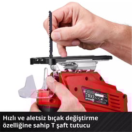 Einhell TC-JS 18 Li Tek Akülü 2.5 Ah Dekupaj Testere (EİNHEL.4321280)