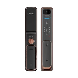 Philips Bakır Alpha V-5HWS Bas-Çek Akıllı Kapı Kilidi (EP.BCK.001.0001.R002)
