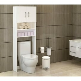 F.L.Y. Beyaz Lange Çamaşır Makinesi Dolabı (FLY123005)