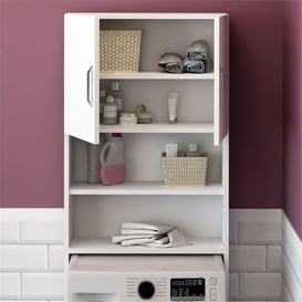F.L.Y. Beyaz Lange Çamaşır Makinesi Dolabı (FLY123005)