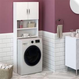 F.L.Y. Beyaz Lange Çamaşır Makinesi Dolabı (FLY123005)