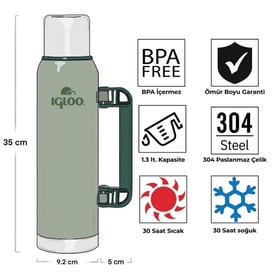 Igloo 1,3 Litre Legend Klasik Termos (IGLOO.205688)