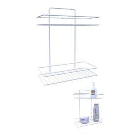 Metaltex İki Katlı Geniş Banyo Rafı (METALTEX-M784222)