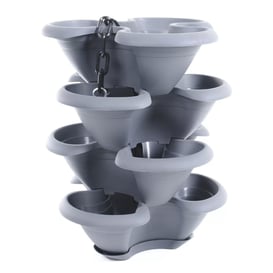 Poliwork 4 Katlı 30 Litre Çilek Makrome Saksı (MRM-13486)