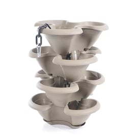 Poliwork 4 Katlı 30 Litre Çilek Makrome Saksı (MRM-13486)