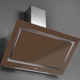 TEKA İnox + London Brick Cam DLV 98660 TOS 90 cm Yatay Ankastre Davlumbaz (TEKA.112930031)