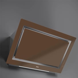 TEKA İnox + London Brick Cam DLV 98660 TOS 90 cm Yatay Ankastre Davlumbaz (TEKA.112930031)