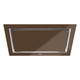 TEKA İnox + London Brick Cam DLV 98660 TOS 90 cm Yatay Ankastre Davlumbaz (TEKA.112930031)