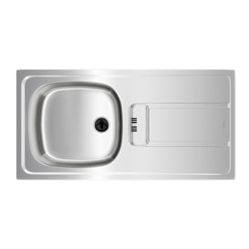 TEKA Gravity 45 Mikro Keten Dokulu Tek Gözlü Sağ Damlalıklı Eviye (TEKA.115120044)