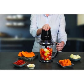 Tefal Siyah 500 Watt MasterChop XXL Maxi 4 Bıçaklı Doğrayıcı (TFL-9100029453)