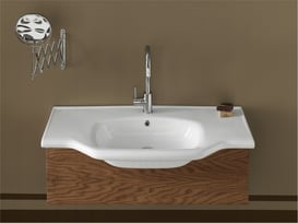 Cerastyle 100x48 cm Yeni Klasik Etajerli Lavabo (TURKUAZ.081300-u)