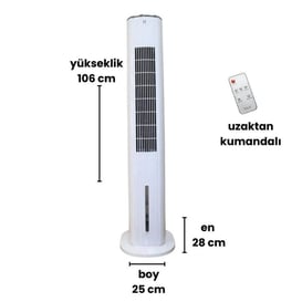 VALS EC 60 VTR Uzaktan Kumandalı Kule Tipi Vantilatör (VALS.EC60VTR)