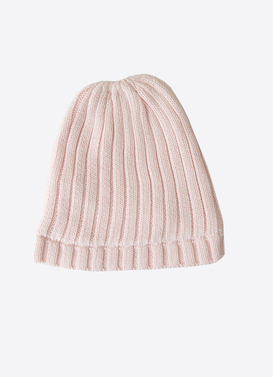 Organik Ella Triko Şapka Pembe