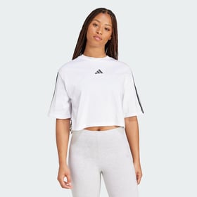 adidas Essentials 3-Stripes Cotton Loose Kadın Tişört