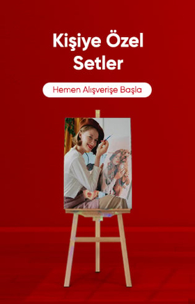 Kişiye Özel Sayılarla Boyama Setleri