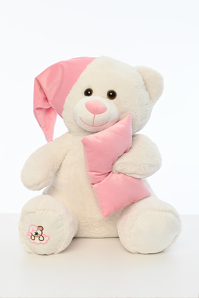 Peluş Dolgulu Uyku Arkadaşım Ayıcık Pembe