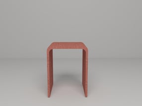 Süreyya Sehpa 40x40 Cm Kırmızı