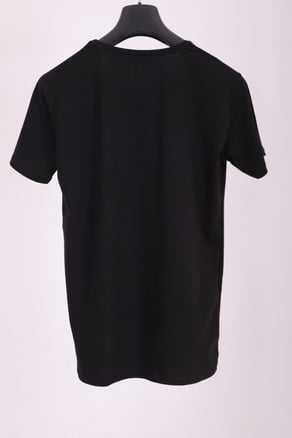 Erkek Siyah Bisiklet Yaka Yumuşak Pamuk Basic T-shirt