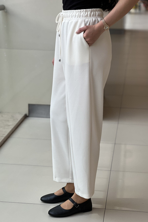 Sentez Önden Parçalı Havuç Bambu Pantolon
