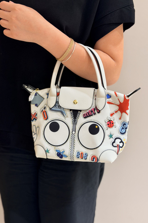 Mahal Bags El Tutmalı Çapraz Askılı Emoji Çanta