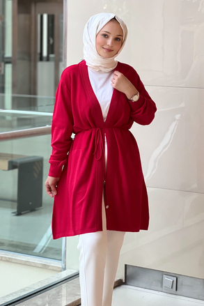 Ghisa Önü Açık Merserize Hırka