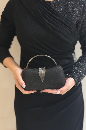 Mahal Bags Box Yaprak Kilit Abiye Çanta