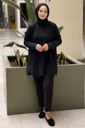 Tığ Triko Oversize Tunik