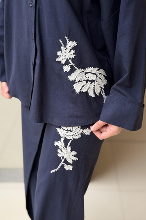 Missemramiss Linen Nakışlı Takım
